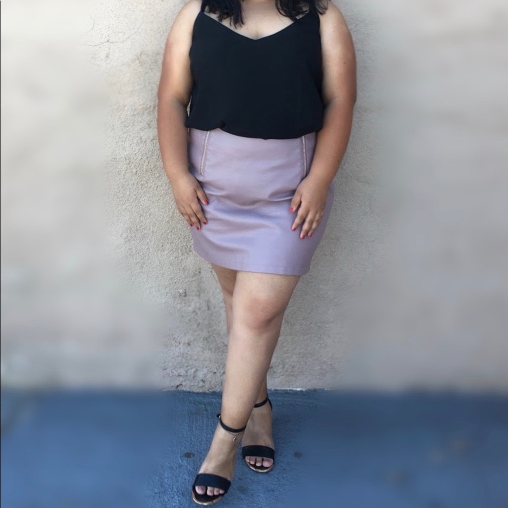 Forever 21 leather skirt